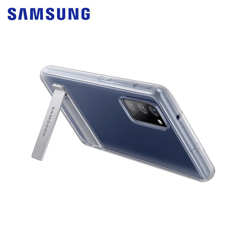 原廠保護殼三星 Galaxy S20 Fe立式原裝手機殼支架透明保護殼G7810保護套