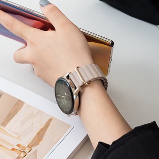 Galaxy Watch 3 22mm 真皮磁吸錶帶 45mm 46mm Realme Watch S 3 2 Pro