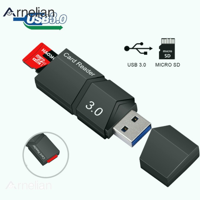Arnelian USB 3.0 讀卡器高速讀寫 Micro SD 卡