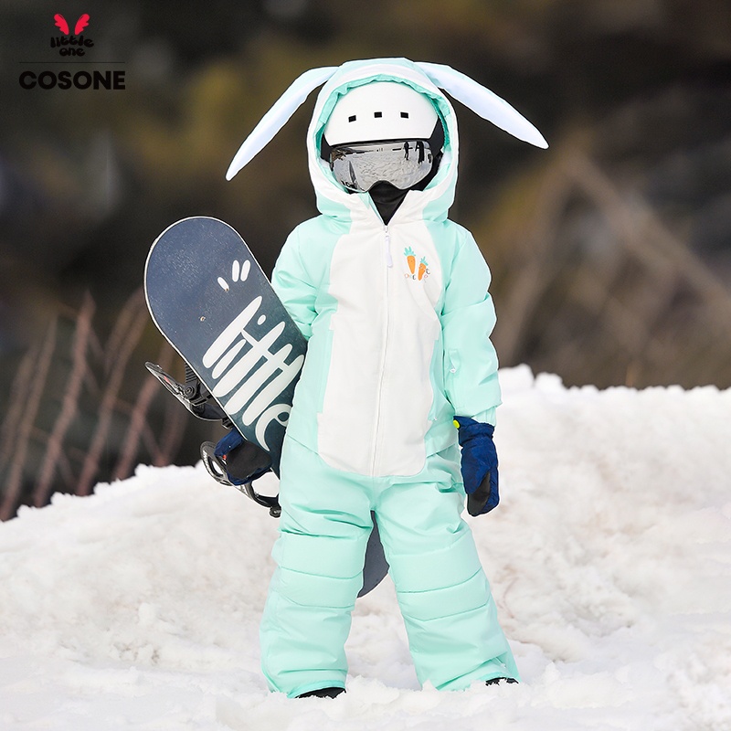 【現貨 新品上新 滑雪服 滑雪衣】Little One兒童滑雪服女童滑雪褲兒童連身滑雪服單板套裝男童裝備