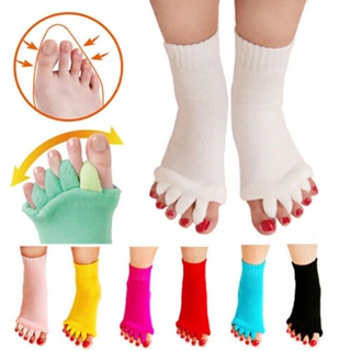 Only 快樂腳帶你這個類型的腳緩解腳趾分離器對齊襪子