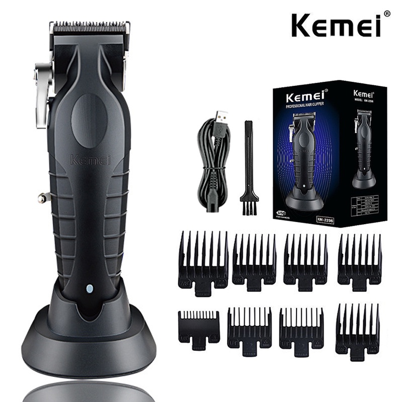 Kemei KM-2296 男士專業理髮剪帶座充電器理髮器理髮機