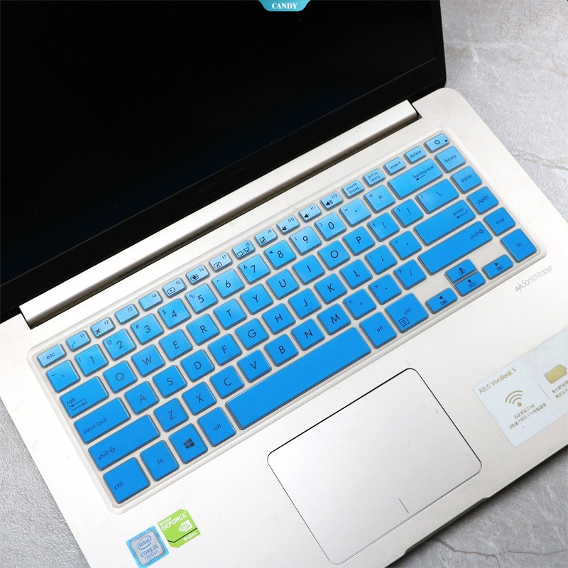 筆記本電腦鍵盤高透明矽膠防水殼適用於 14 英寸 Asus Vivobook S510U X505Z X505X X50