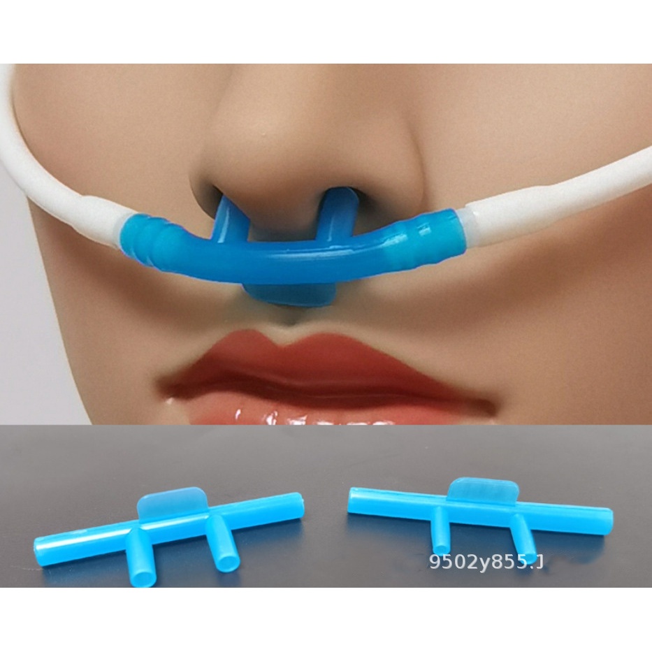矽膠管四通鼻吸頭氫氧氣矽膠吸頭四通管配件氫氧機通用鼻息管接頭