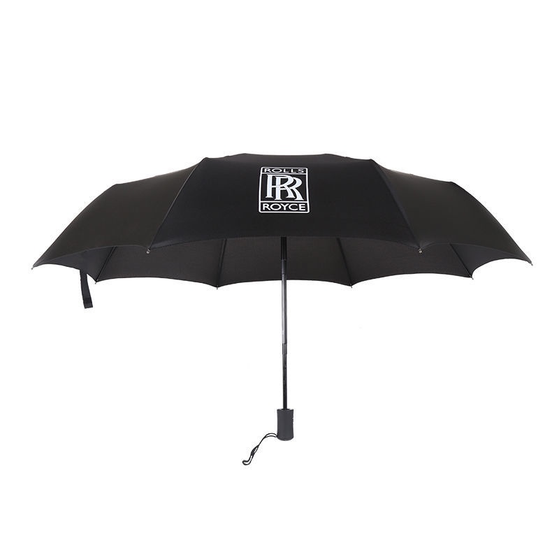 【防晒】雨梵雨傘摺疊全自動傘晴雨兩用傘勞斯萊斯同款車標傘女學生韓版傘