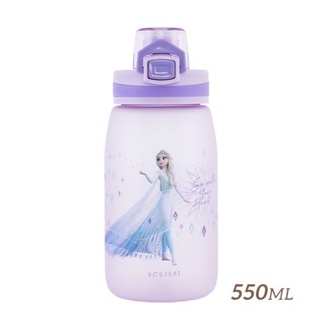 HOUSUXI迪士尼冰雪奇緣系列Tritan彈蓋水瓶/ 550ml eslite誠品