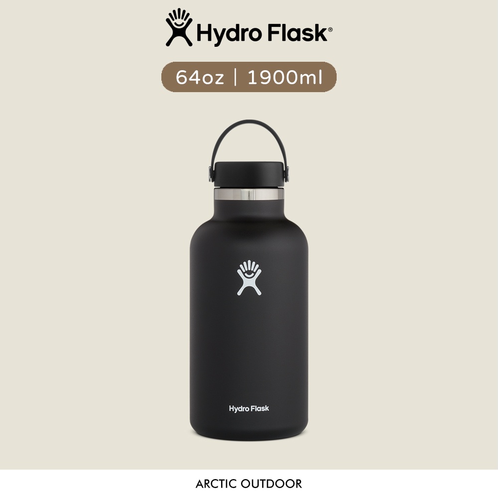Hydro Flask 64oz 1900ml 不鏽鋼寬口保溫瓶 戶外 爬山 健行 運動 #HFW64BTS