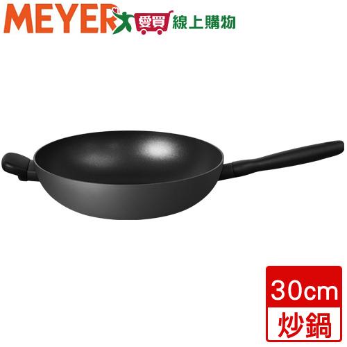 MEYER美亞 革新灰單柄導磁炒鍋 鍋子 鍋具 IH爐 電磁爐適用 可放烤箱-30cm【愛買】