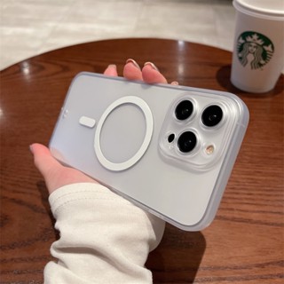 透明磨砂殼 磁吸充電 蘋果手機殼 iPhone 16 15 14 13 12 11 pro max plus 蘋果保護殼