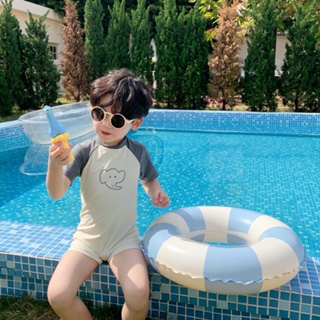 韓版 兒童泳衣 度假 寶寶泳衣 兒童泳衣長袖 寶寶泳裝 兒童連身泳衣 嬰兒泳衣0歲 寶寶泳衣女寶 寶寶 泳衣 男寶 泳裝