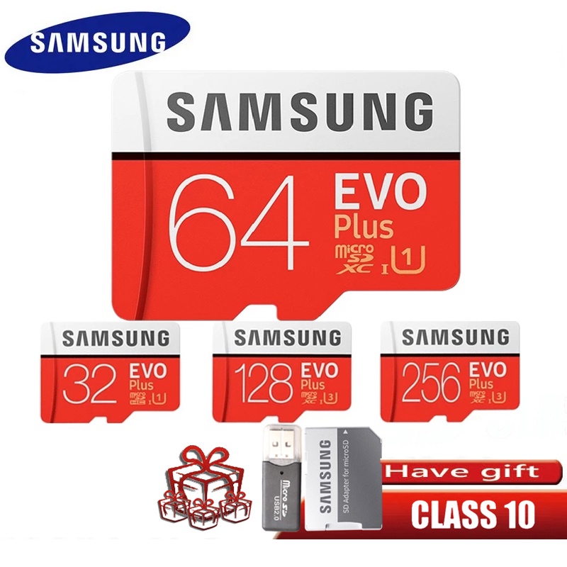 Samsung 存儲卡 EVO PLUS 32GB 64GB 128GB 256GB 512GB 1TB 16GB 8G