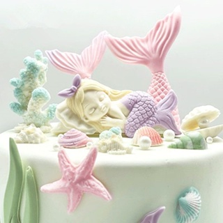 烘焙模具 魚尾巴模具 翻糖蛋糕DIY裝飾矽膠模具 海洋系列美人魚 巧克力模 DIY石膏模具 滴膠模具