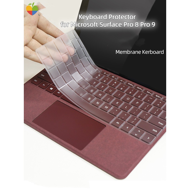 微軟 適用於 Microsoft Surface Pro 8 鍵盤保護膜 Surface Pro 9 鍵盤保護膜 TPU