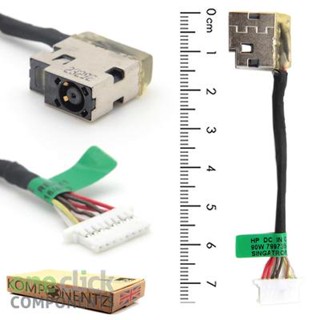 帶電纜的直流電源插孔適用於 HP 15-au178/Au034tx TPN-Q172 TPN-Q175 筆記本電腦 DC