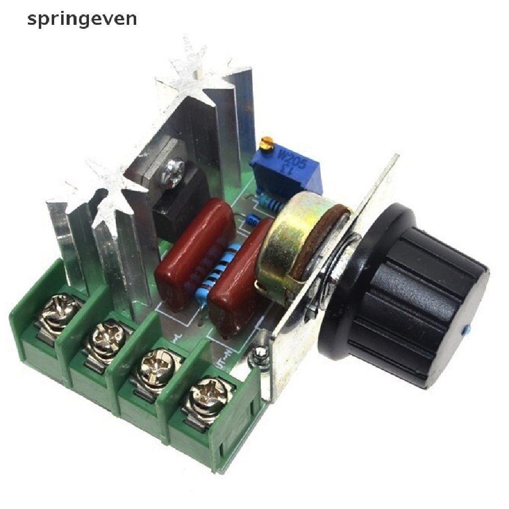 【springeven】高品質2000W Ac 220V 可控矽電子穩壓模塊調速控制器全新