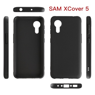 SAMSUNG 三星 Galaxy Xcover 5/5 EE 手機殼黑色軟 TPU 矽膠全保護套