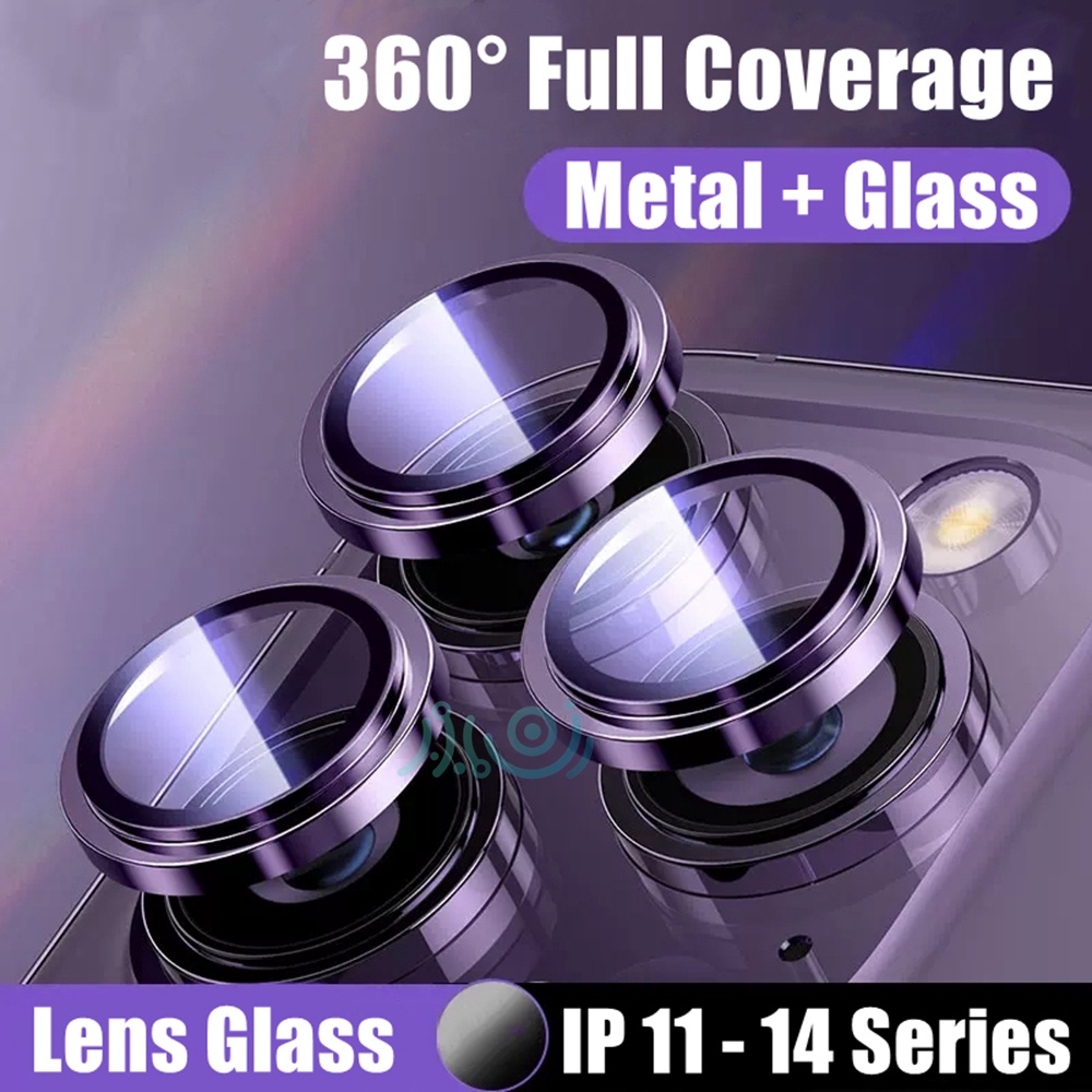 全新 2023 適用於 iPhone 14 Plus 13 Pro Max 金屬環相機鏡頭保護膜適用於 iPhone 1