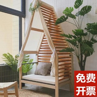附發票~ 小沙發 小座椅 幼兒園圖書角閱讀區實木沙發椅子 小房子兒童房間寶寶拍照實景道具