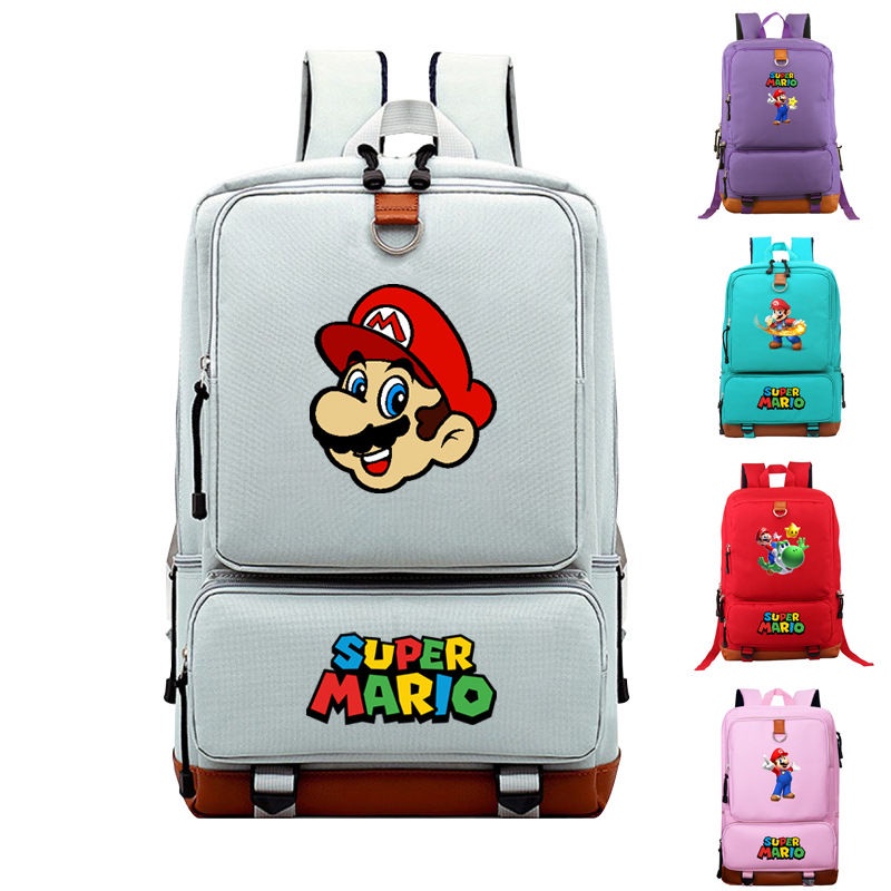Switch Mario 超級瑪利歐 韓版學生書包 雙肩 背包 旅遊包