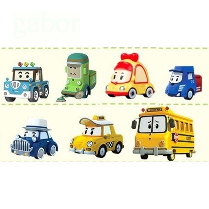 兒童 玩具 合金車 poli 救援小英雄 城市系列 小汽車 普斯奇 阿蓋 校車 巴士 計程車