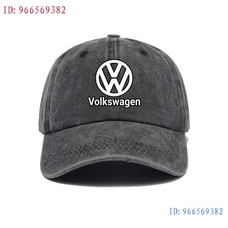 適用VW 福斯 大眾車標百搭鴨舌帽遮陽帽戶外Lupo、GTISharan、Tiguan、 4s店工作服帽子棒球帽男女