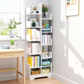 免運 簡易兒童書架 靠牆落地小型網紅置物架 簡約現代家用書櫃 家用收納架
