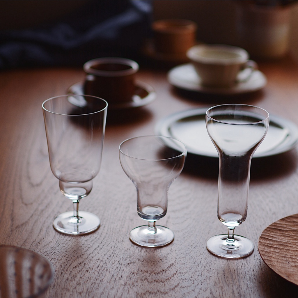 [BW] 水晶玻璃杯 甜酒 咖啡酒 果汁 北歐 玻璃水杯 梨雲系列 手工玻璃高腳杯 輕薄小巧 咖啡杯酒杯
