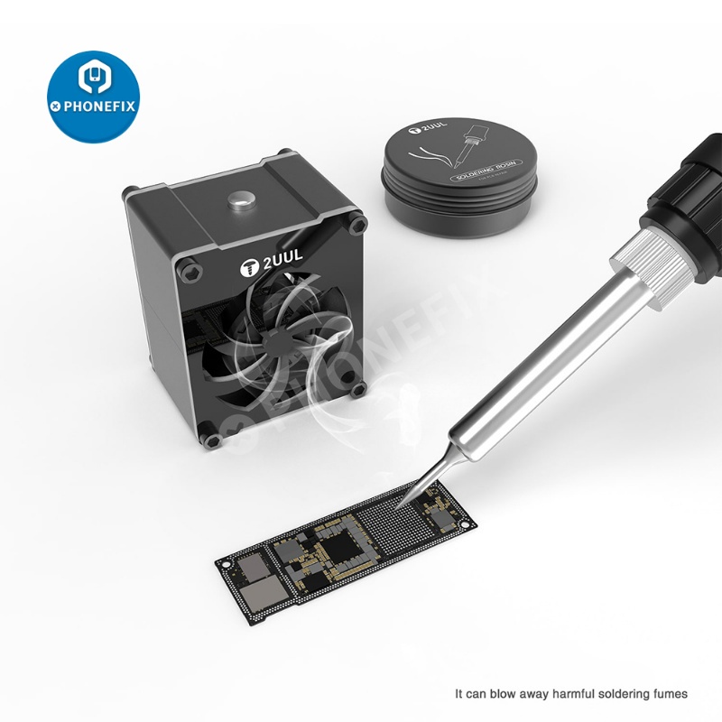原裝全新 2UUL Cuul 迷你風扇 5V USB Type-C 電源輸入烙鐵吸煙器適用於手機主板焊接維修工具