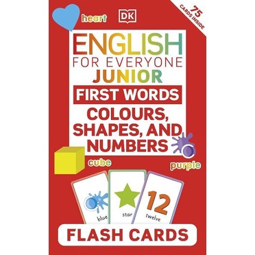 English for Everyone Junior數學基礎認知學習卡/ 含75張學習字卡 eslite誠品