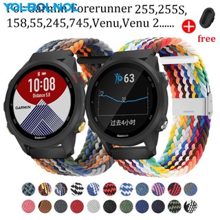 適用於 Garmin Forerunner 255 錶帶 Garmin FR255 Music 245 FR55/Gar