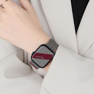 Apple Watch 12 11 10 矽膠磁吸錶帶 Ultra 3 9 8 7 42mm 46mm 45mm