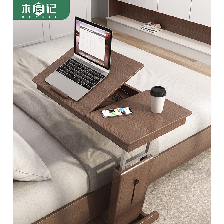 可折疊升降床邊桌筆記本電腦書桌沙發邊側邊款宿舍移動懶人折疊桌