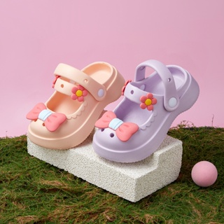 Cheerful Mario兒童涼鞋女童2023新款夏季中大童女童公主寶寶軟打底包頭時尚鞋