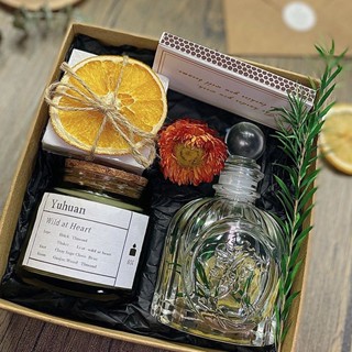 「高階感」香薰蠟燭禮盒 擴香蠟燭 伴手禮 香氛蠟燭 香薰蠟燭 大豆蠟燭 香氛精油 ins蠟燭 生日禮物 交換禮物 送女生