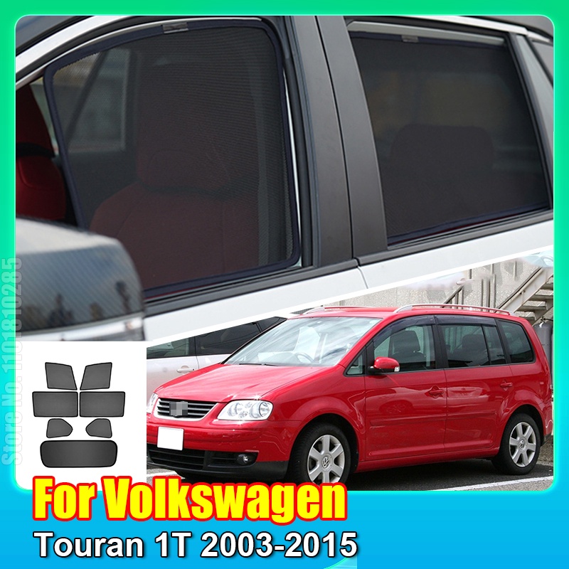適用於 Volkswagen VW Touran 1T 2003-2015 車窗遮陽板前擋風玻璃後側窗簾遮陽板遮陽板
