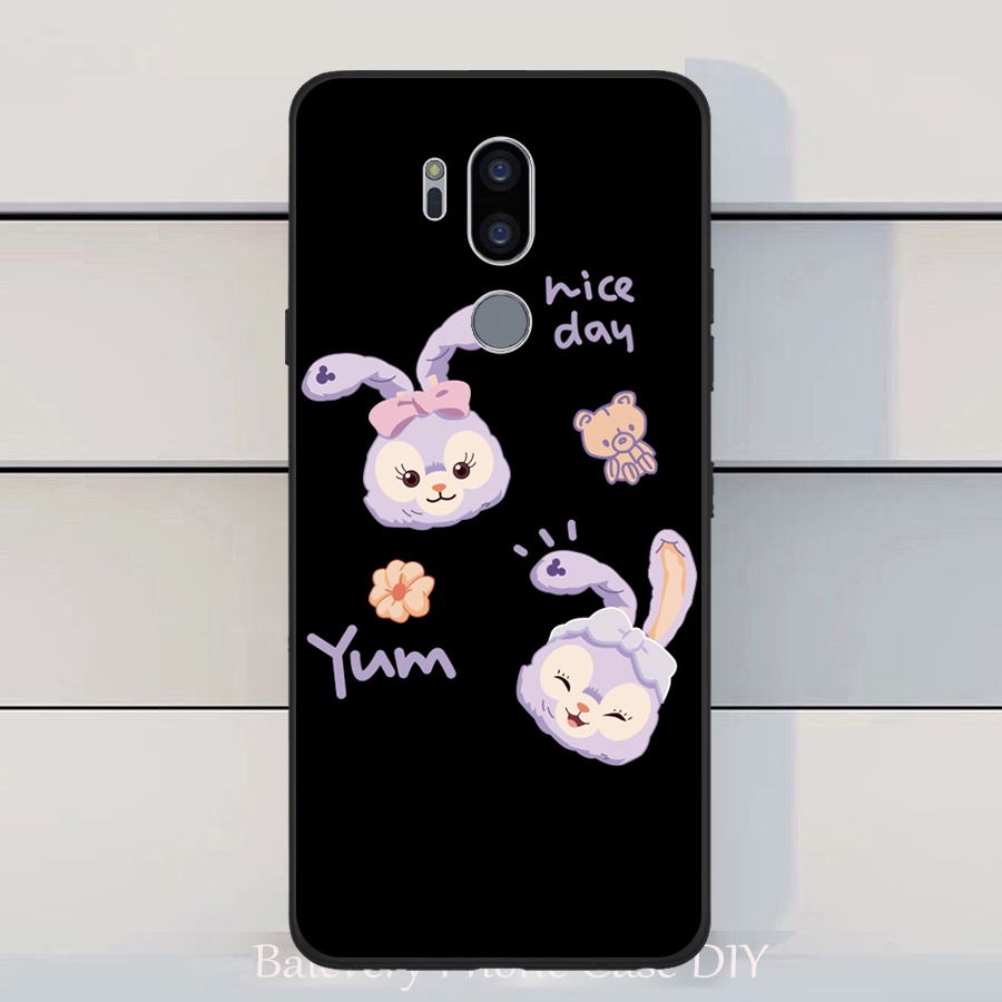 Lg G7 ThinQ LG Q9 LG G7 Fit Case 防震 TPU 卡通矽膠保護手機後蓋