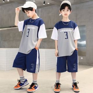2023夏季男童套裝 兒童籃球服 男孩速乾運動服 男生短袖短褲
