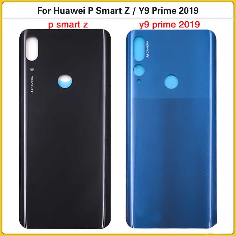 新6.59" 適用於華為 P Smart Z 電池後蓋 3D 玻璃面板適用於華為 Y9 Prime 2019