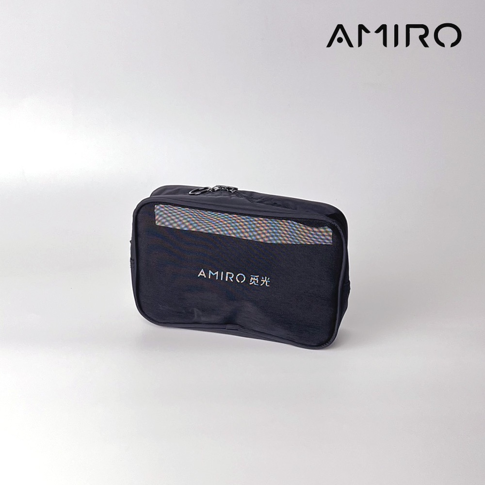 【AMIRO】化妝包-黑色 收納包 盥洗包 衛浴包 旅行 彩妝 保養