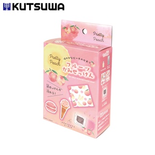 KUTSUWA DIY手做肥皂系列水果紙肥皂/ 桃子 eslite誠品