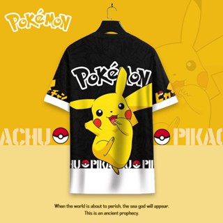 動漫商品短袖T恤男皮卡丘POKEMON學生夏季薄款