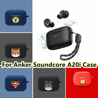 現貨! 適用於 Anker Soundcore A20i 外殼純色簡約卡通適用於 Anker Soundcore A20