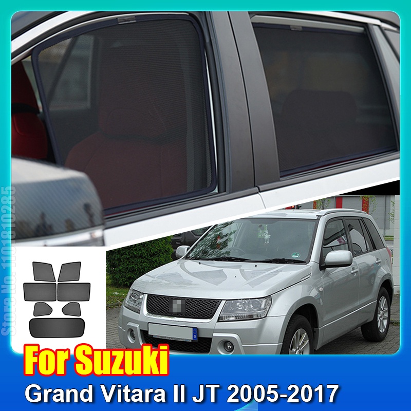 SUZUKI 適用於鈴木 Grand Vitara II JT 2005-2017 車窗遮陽板前擋風玻璃後側窗簾遮陽板