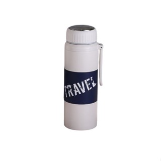 運動風304不鏽鋼可手提保溫杯800ml(白色)[大買家]