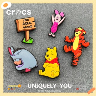 新款crocs 鞋釦 小熊維尼系列洞洞鞋釦 迪士尼周邊鞋花 豆豆鞋裝飾扣 卡駱馳智必星 時尚韓版拖鞋配飾 洞洞鞋鞋花