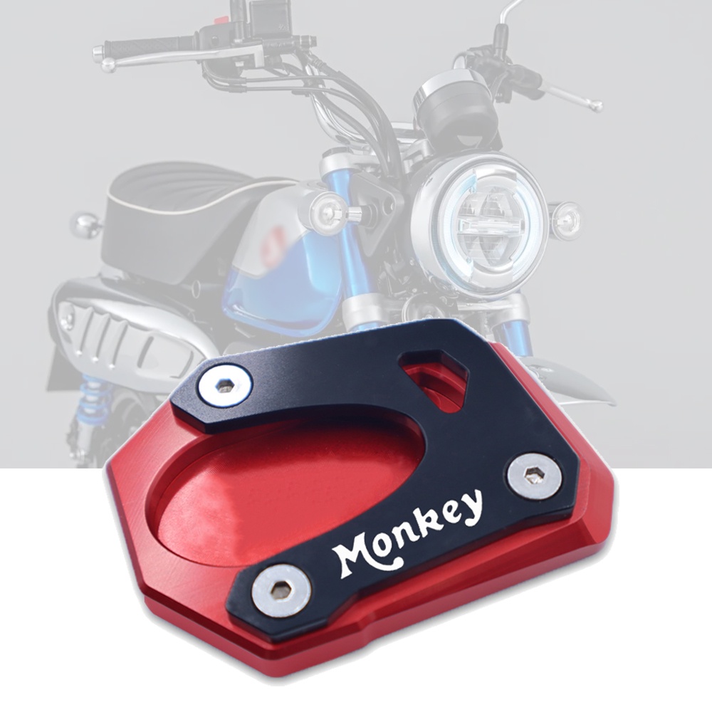 HONDA 適用於本田 Monkey 125 Monkey125 2018-2022 摩托車 CNC 支架腳側支架延長墊