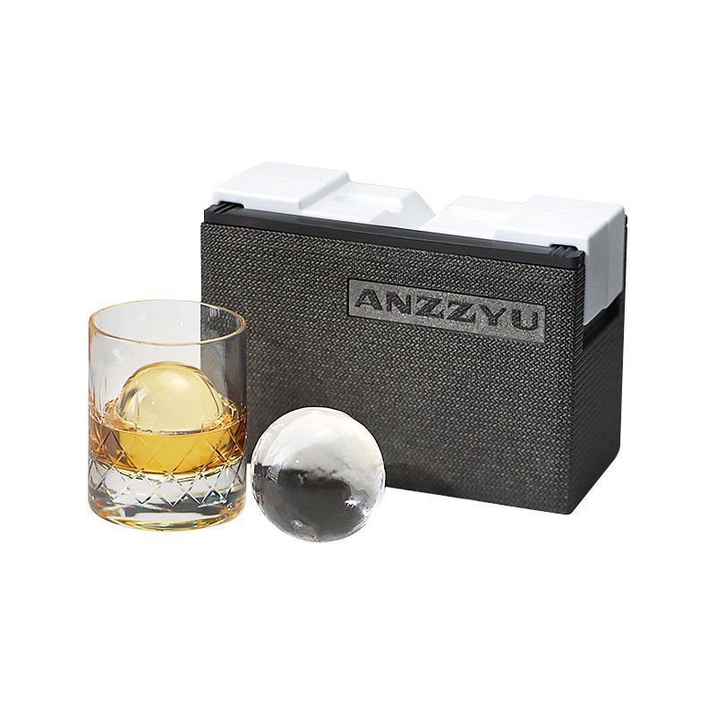 安知ANZZYU圓球7cm透明大冰球威士忌冰塊製冰神冰球模具冰盒