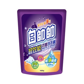 白帥帥超效能抗菌洗衣精補充1650g