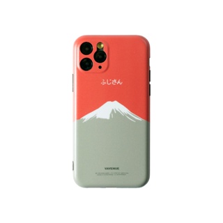 原創富士山13promaxs適用蘋果Xr手機殼iphone13保護套日本