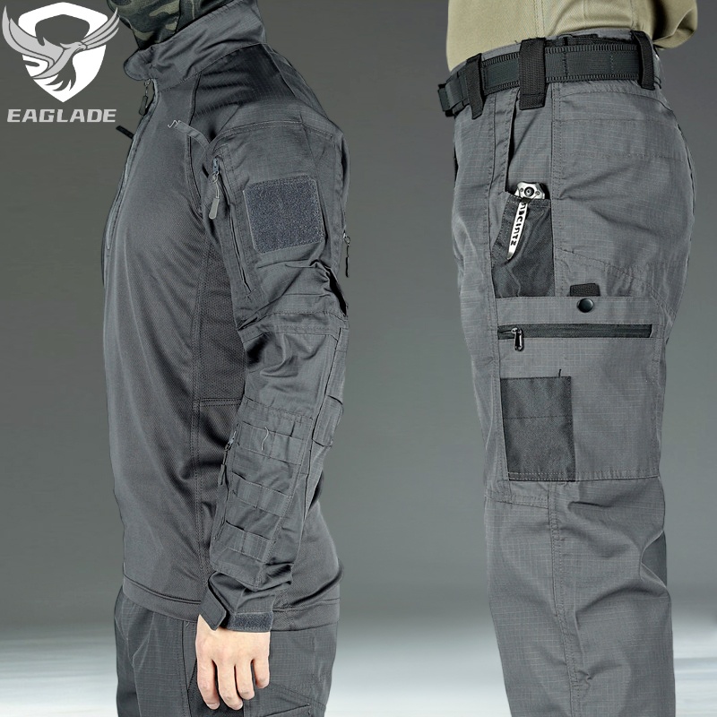 Eaglade 戰術襯衫男士西裝 JT-CPJFrog 黑色防水
